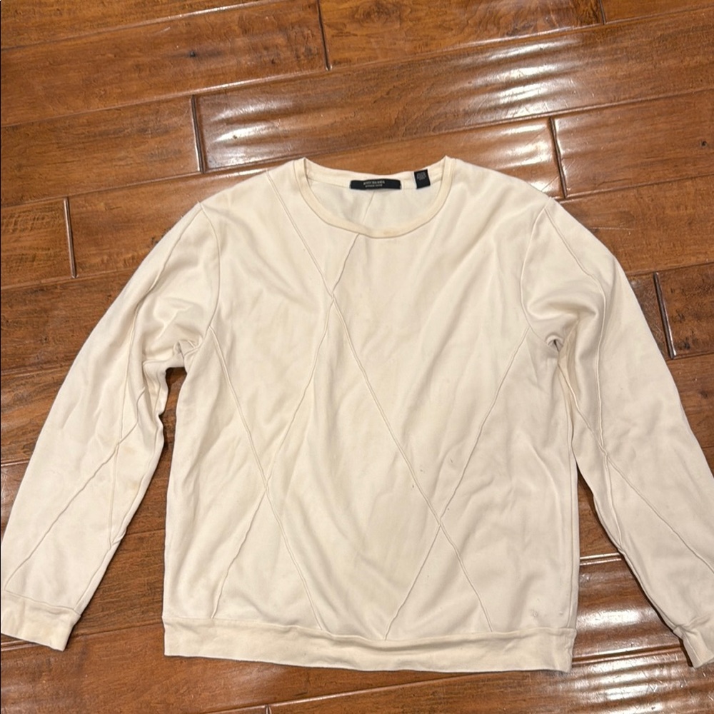 SCOTCH & SODA Cream Sweatshirt